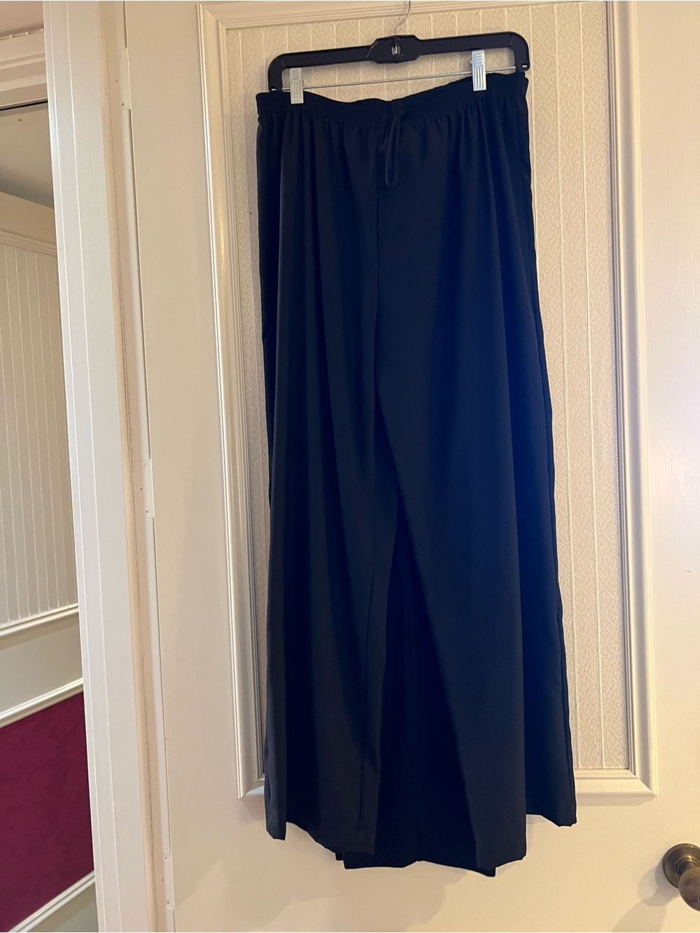 Natori Black Maxi Skirt with Elastic Waist